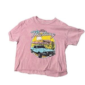 Pink Mustang Woman’s T-Shirt